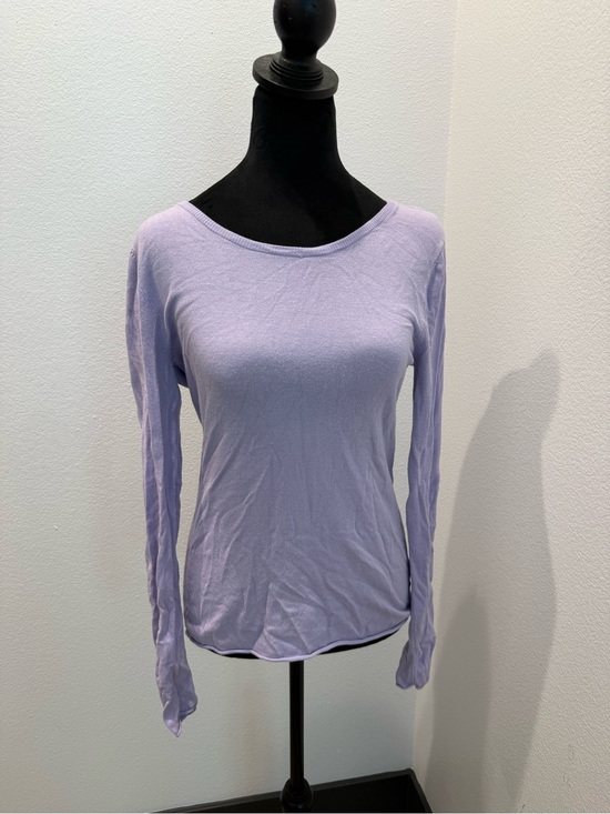 Tops - Light Purple Long-Sleeve Women's Top